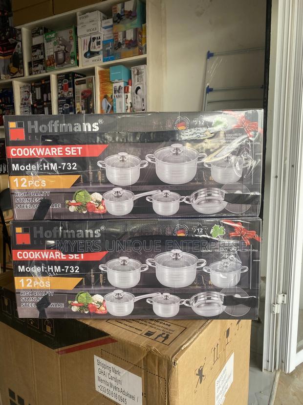 Hoffmans 12pcs Set Gas Stove Cooking Pot · Photo 2