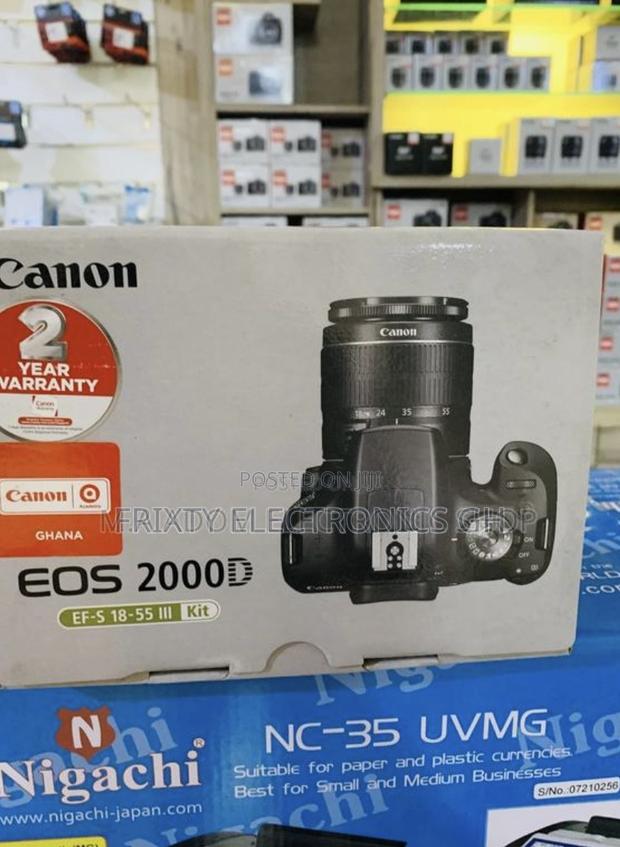 Brand New -Canon 2000d Camera -18-55mm —