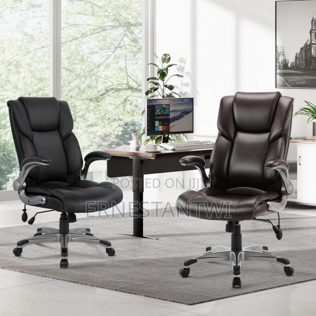 Ergonomic Home Office Leather Chair With Folding From Colamy, Uk photo 5
