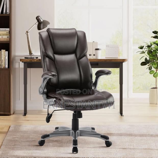 Ergonomic Home Office Leather Chair With Folding From Colamy, Uk photo 6