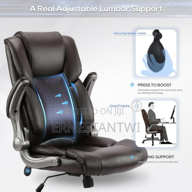 Ergonomic Home Office Leather Chair With Folding From Colamy, Uk photo 9