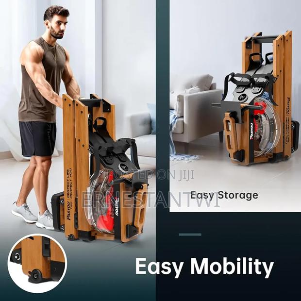 150kg Capacity Folding Rower Machine With Bluetooth From Pasyou, Uk photo 3