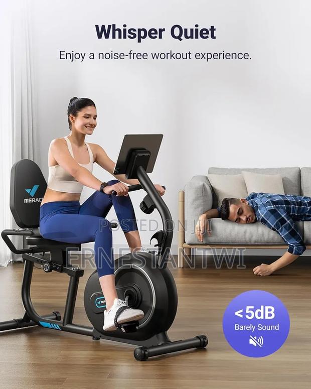 Recumbent Exercise Bike With Bluetooth Connectivity From Merach, Uk photo 2