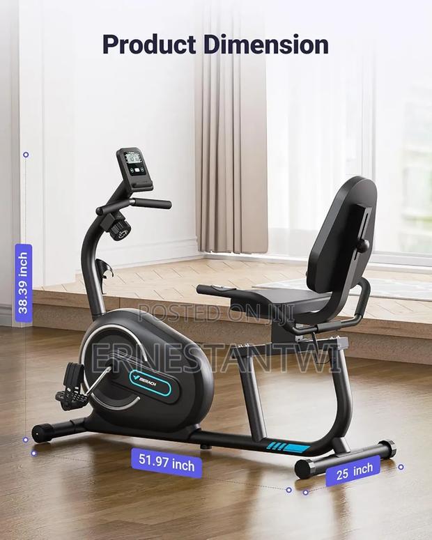 Recumbent Exercise Bike With Bluetooth Connectivity From Merach, Uk photo 4