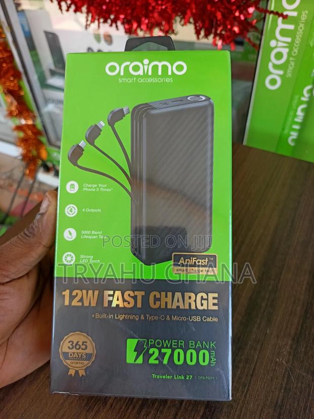 Oraimo Power Bank 27000mah (Opb-p5271) For Phones, Tablets & Devices · Photo 3