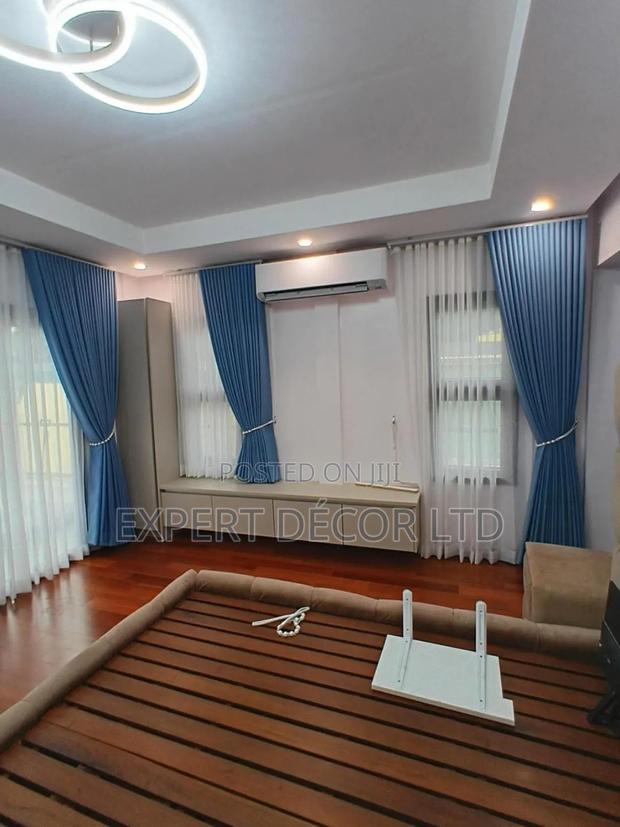 Luxury Curtains Designed and Installed at Tse Addo in Accra