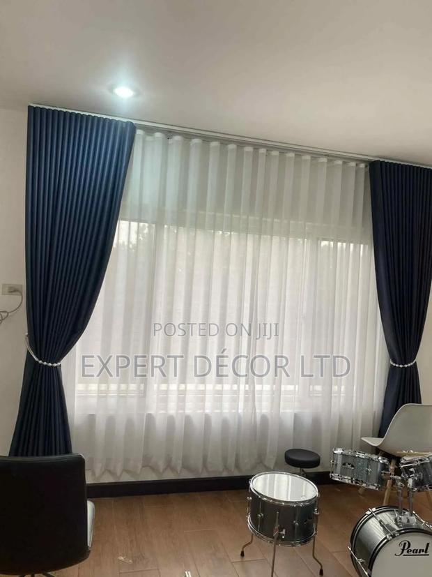 Luxury Curtains Designed and Installed at Tse Addo in Accra photo 2