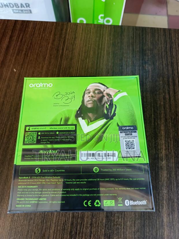 Oraimo Ear Buds (Otw-625) – Wireless Bluetooth Earbuds With Deep Bass photo 2
