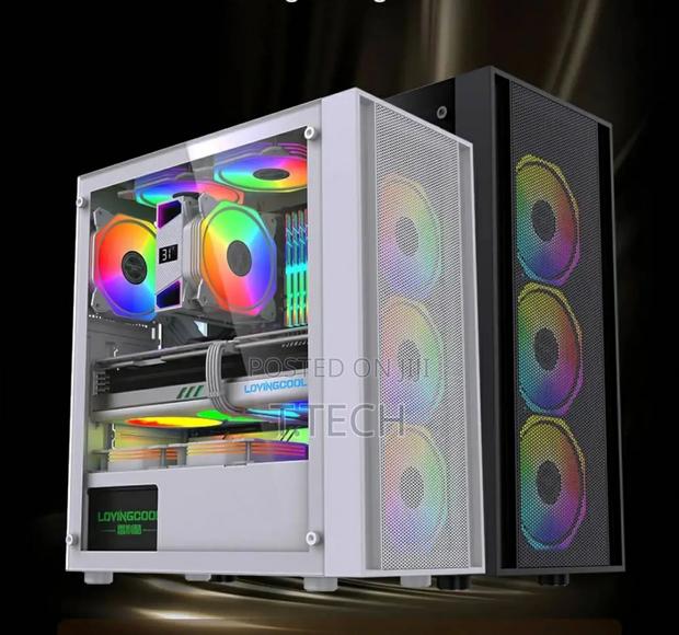 Gaming Case With 4 Argb Fans
