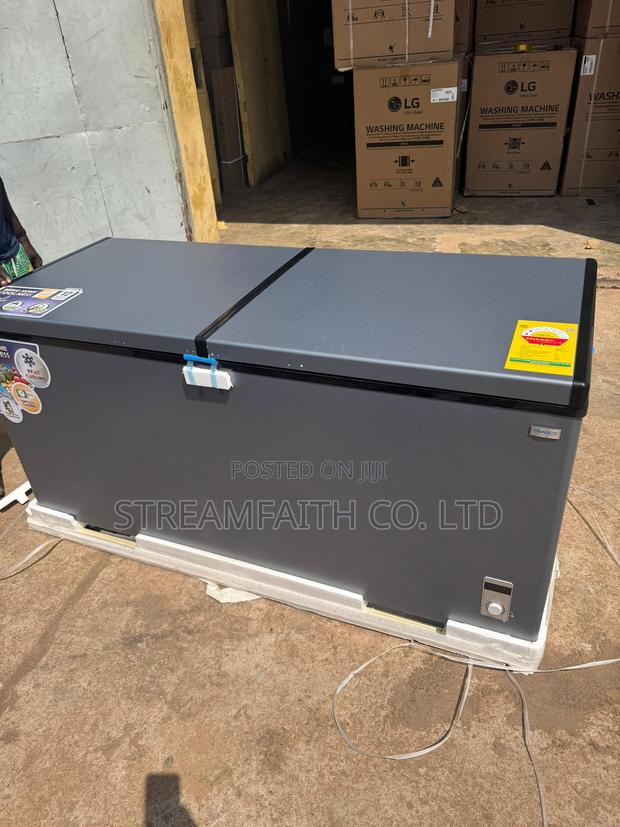 Nasco 545ltr Promo Double Door Chest Freezer |Grey [Nas-800fl-dd-s]