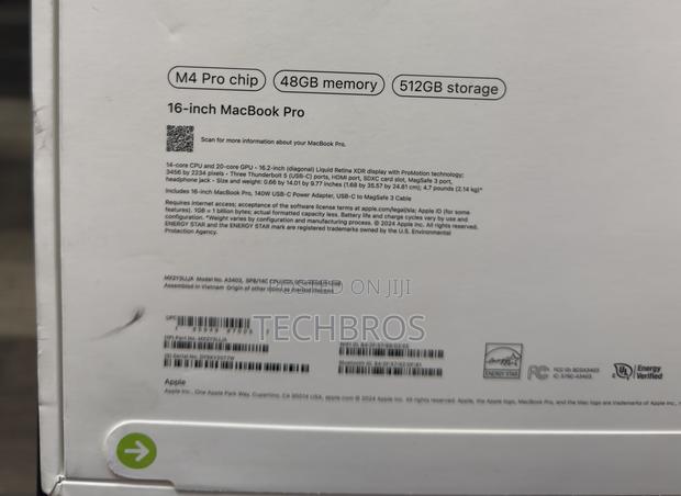 New Apple MacBook Pro 2024 M4 Pro 16-inch 48GB Apple M4 Pro SSD 512GB photo 3