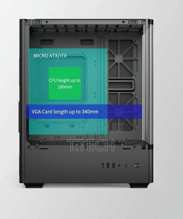 Mini-Tower Gaming Case With 5 Argb Fans photo 2