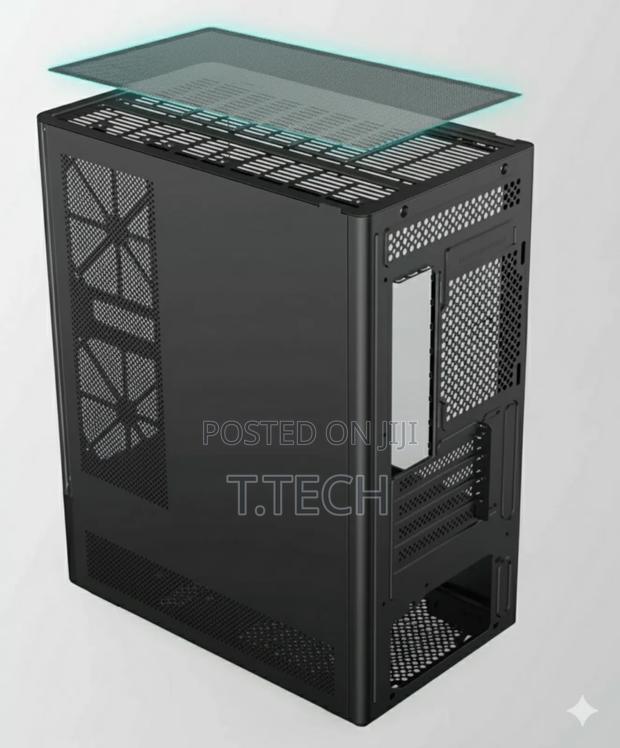 Mini-Tower Gaming Case With 5 Argb Fans photo 3