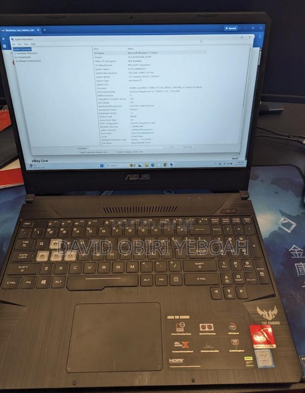 Laptop Asus TUF Gaming FX504 16GB Nvidia SSD 512GB