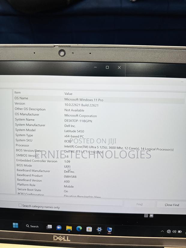 Laptop Dell Latitude 5450 16GB Intel Core Ultra 5 SSD 512GB photo 10