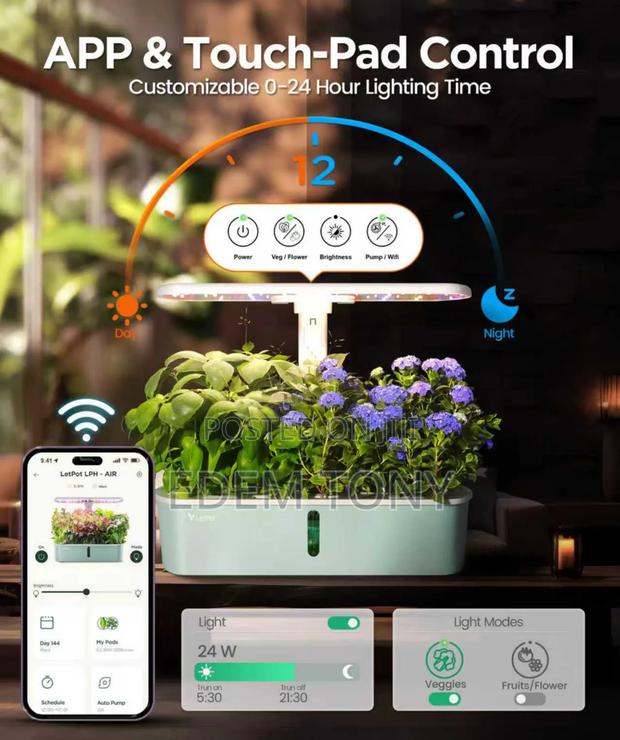 Letpot Air 10 Pods Hydroponic Gardening System photo 8
