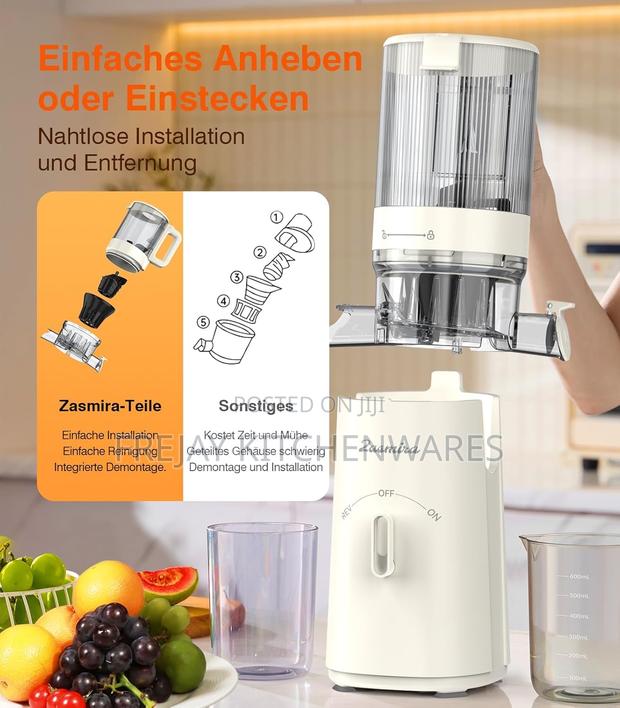 Zasmira Cold Press Slow Juicer photo 7