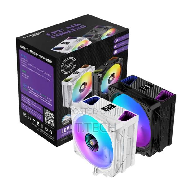 Digital Display Argb Air Cooler 6 Heatpipes photo 3