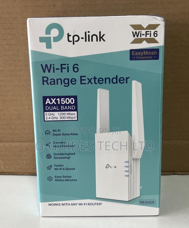 Tp-Link Re505x Ax1500 Wi-Fi 6 Range Extender photo 3