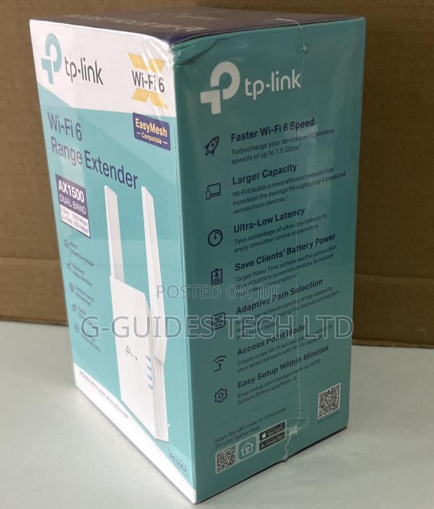 Tp-Link Re505x Ax1500 Wi-Fi 6 Range Extender photo 2