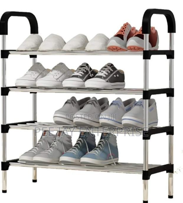 5-Tier Metal Shoe Rack. photo 2