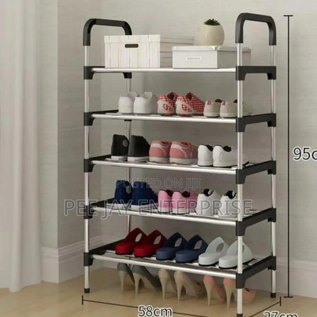 5-Tier Metal Shoe Rack.