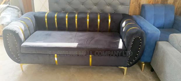 Sweet Material And Gold 3in1 Sofa Available As Sen💕💘💯 · Photo 2