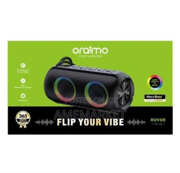 Oraimo Rover RGB Lights Bluetooth Fm Wireless Speaker photo 2
