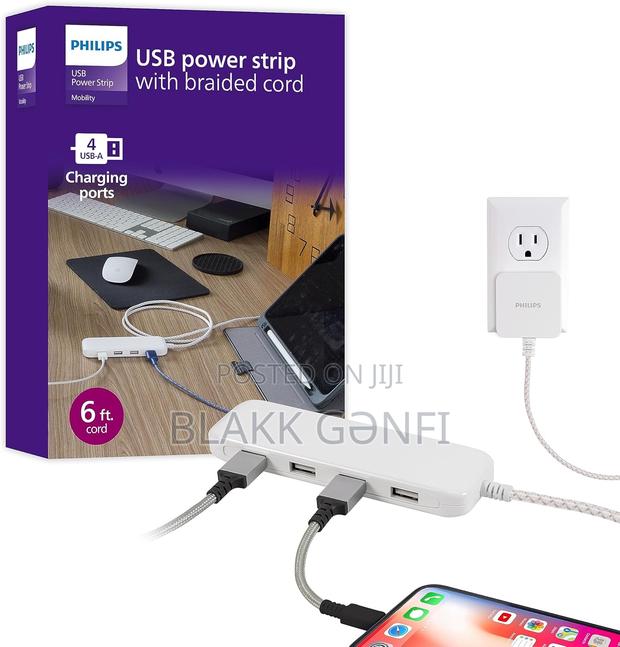 Philips Usb Power Strip With Braided Cable photo 2