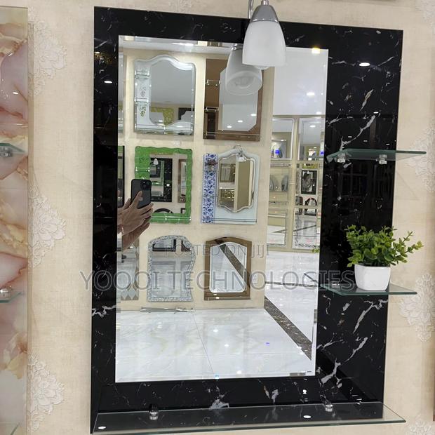 70x50cm Mirror With Trays