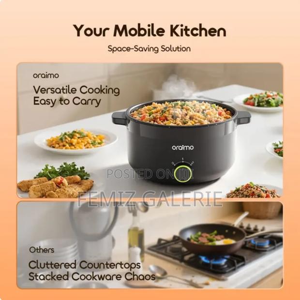 Oraimo Multipot 3l Energe-Saving Electric Cooker photo 5