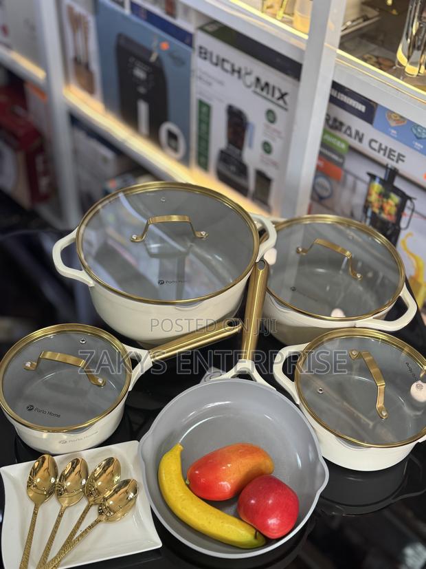 High Quality Ceramic Non Stick Cookware Set 9pcs photo 3