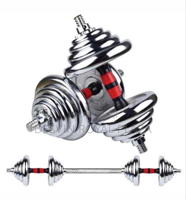 Dumbbell/Dumbell 30kg (Can Be Converted Into a Long Bar )