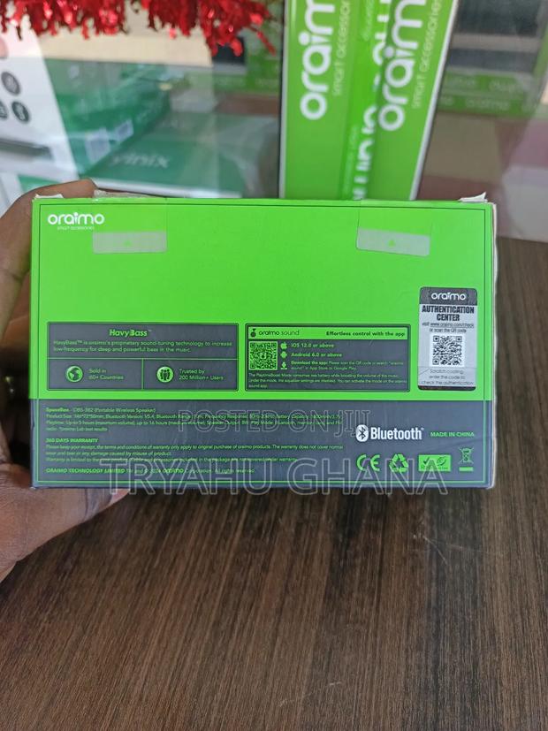 Oraimo Obs-382 – Stylish 8w Speaker With Bluetooth 5.4,1800mah Battery photo 2