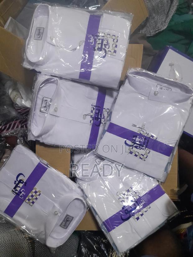 Kids Roundneck Jalabiya (White Longsleeves ) · Photo 4