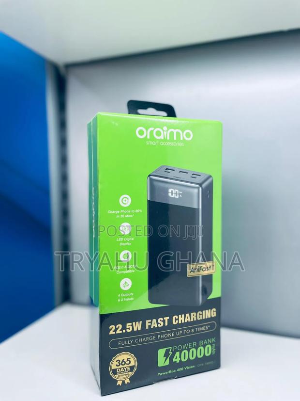 Oraimo Opb-7400q – 40000mah Power Bank With 22.5w Fast Charging · Photo 4
