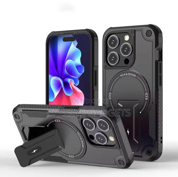 Cool Mecha for Magsafe Magnetic Stand Invisible Support iPhone Case photo 2