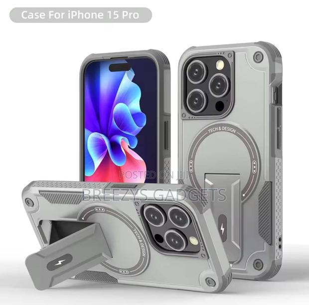 Cool Mecha for Magsafe Magnetic Stand Invisible Support iPhone Case photo 3