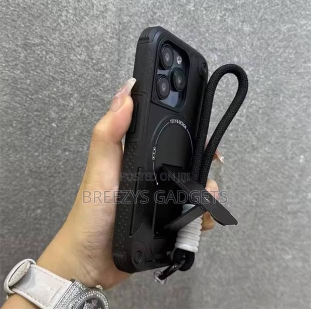 Cool Mecha for Magsafe Magnetic Stand Invisible Support iPhone Case photo 4