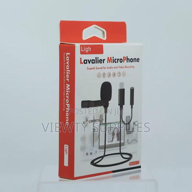 Mini Clip-on Lapel Lavelier Microphone for iPhone