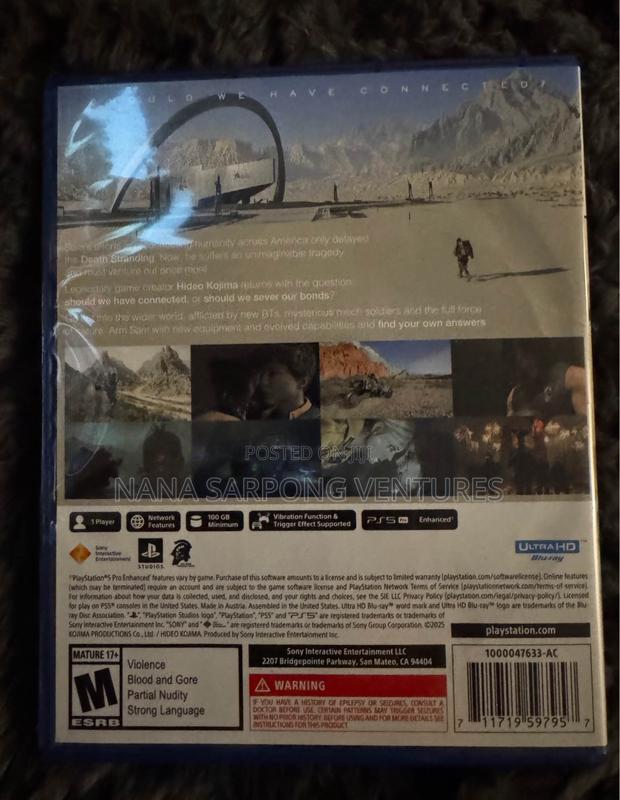 Death Stranding 2 at the Beach Game Cd Ps5 Playstation 5 photo 2