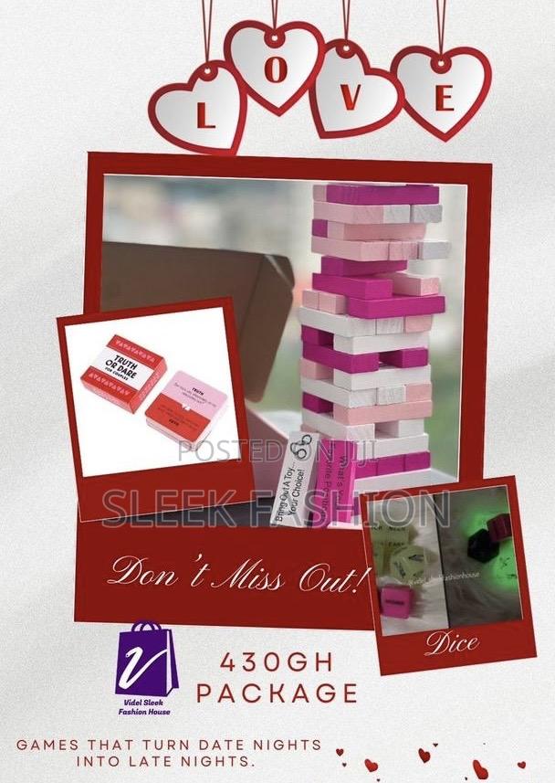 54pcs Adult Jenga Package With Truth Or Dare And Dice