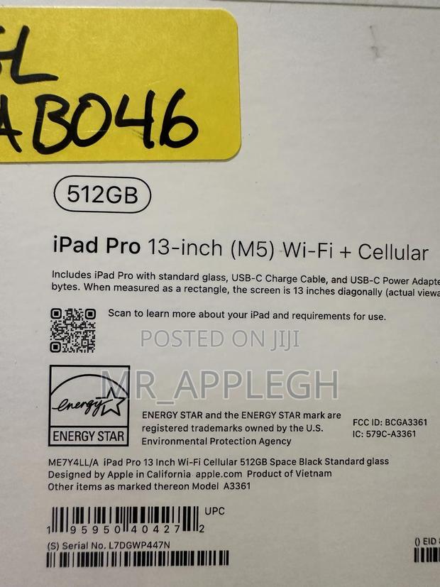 New Apple iPad Pro 13 (2025) 512 GB Black photo 2