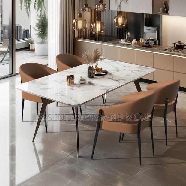 Leather Dining Chair Set of 2 photo 3