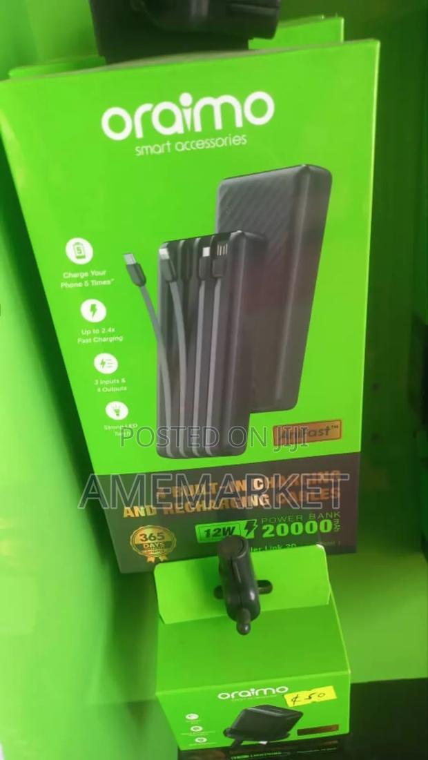 Oraimo Power Bank 20,000mah 12w - Opb-P5201 Traveler Link 20 · Photo 4