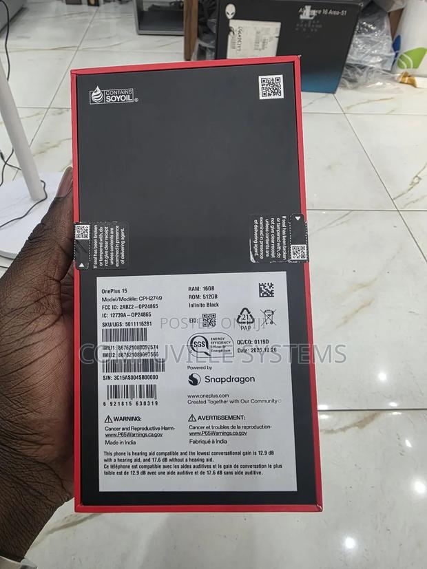 New OnePlus 15 512 GB Black photo 2