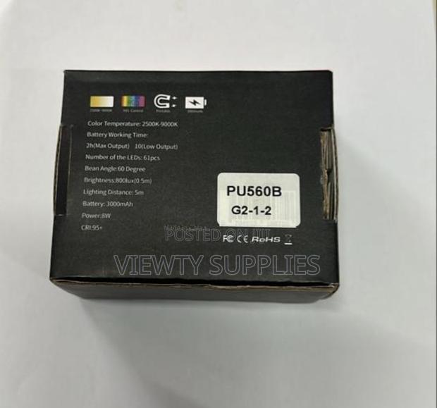 RGB Rechargeable 5200mah on Camera Video Light for Youtube DSLR Vlog photo 4
