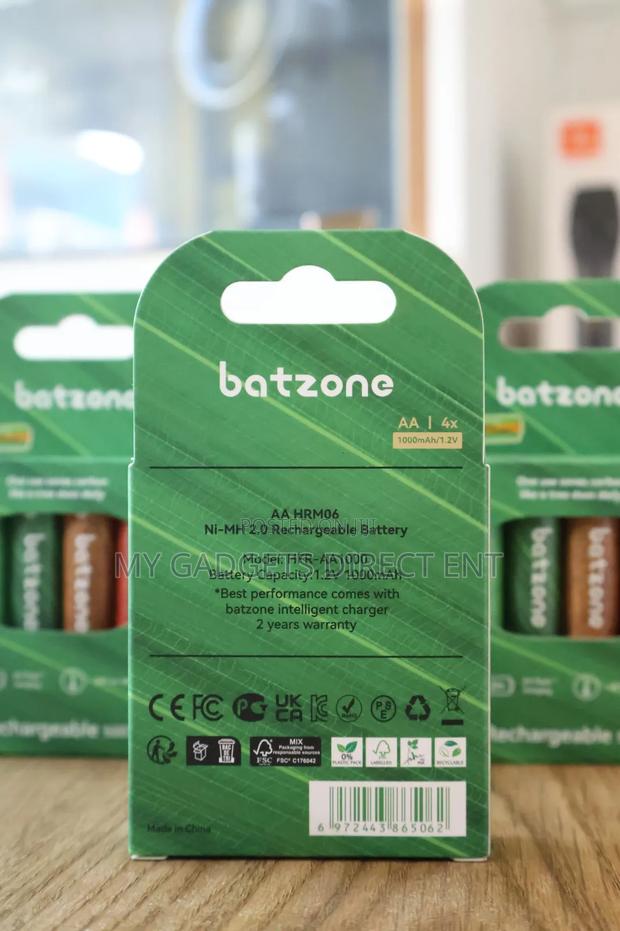 Batzone Ni-Mh 2.0 Rechargeable Battery Aa /4× · Photo 4