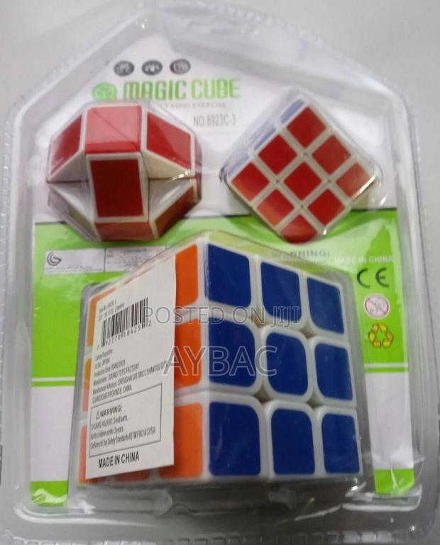 3-in-1 Magic Cubes Puzzle Set – Brain Challenge Toy for Kids Adults