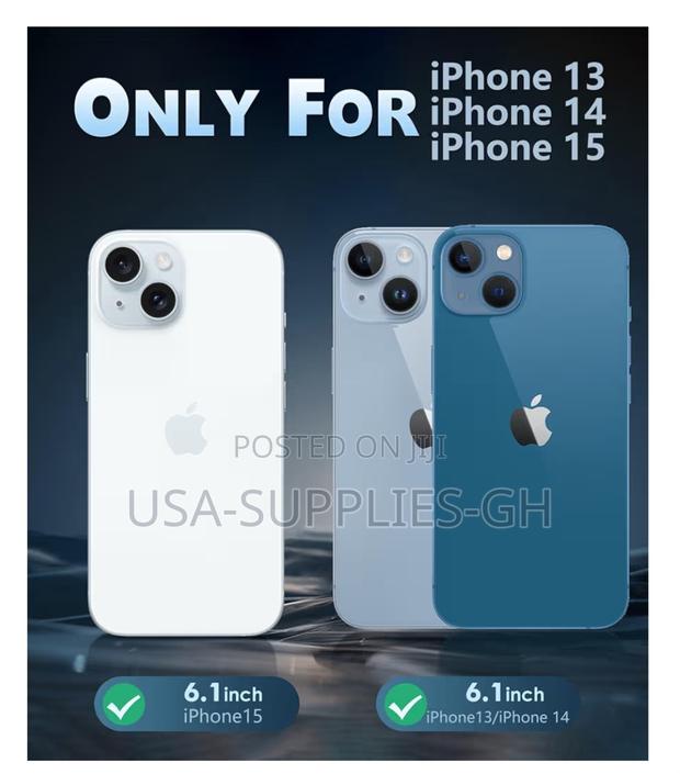 A Clear iPhone 13/14/15 Phone Case And Screen Protector From Usa photo 2